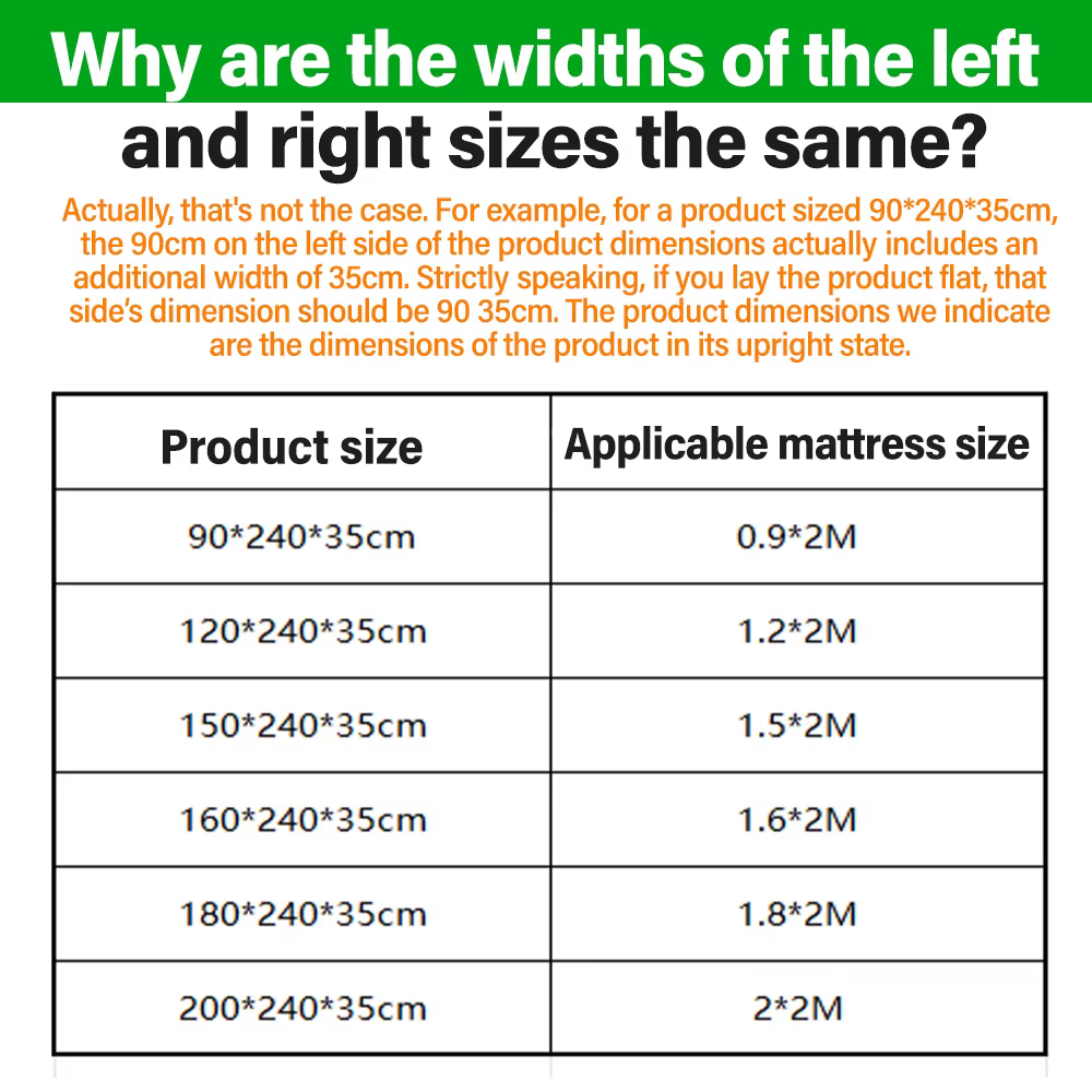 Sac de matelas en plastique multi-tailles