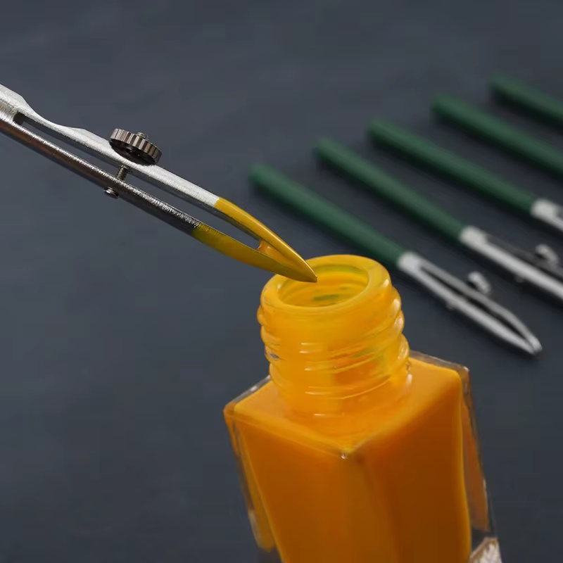Applicateur de stylo de peinture de teinture de collage à l'huile de bord en cuir
