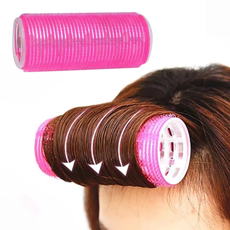 1pc grands bigoudis auto-adhésifs coiffure usage domestique bricolage magique style rouleau rouleau bigoudi cheveux femmes outils de beauté 3 Styles