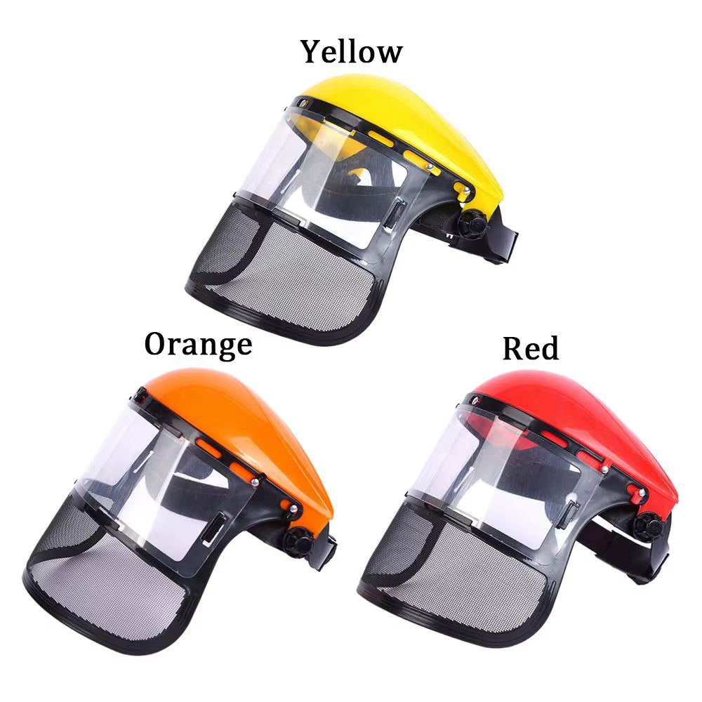 Masque de Protection en PVC monté sur la tête de sécurité
