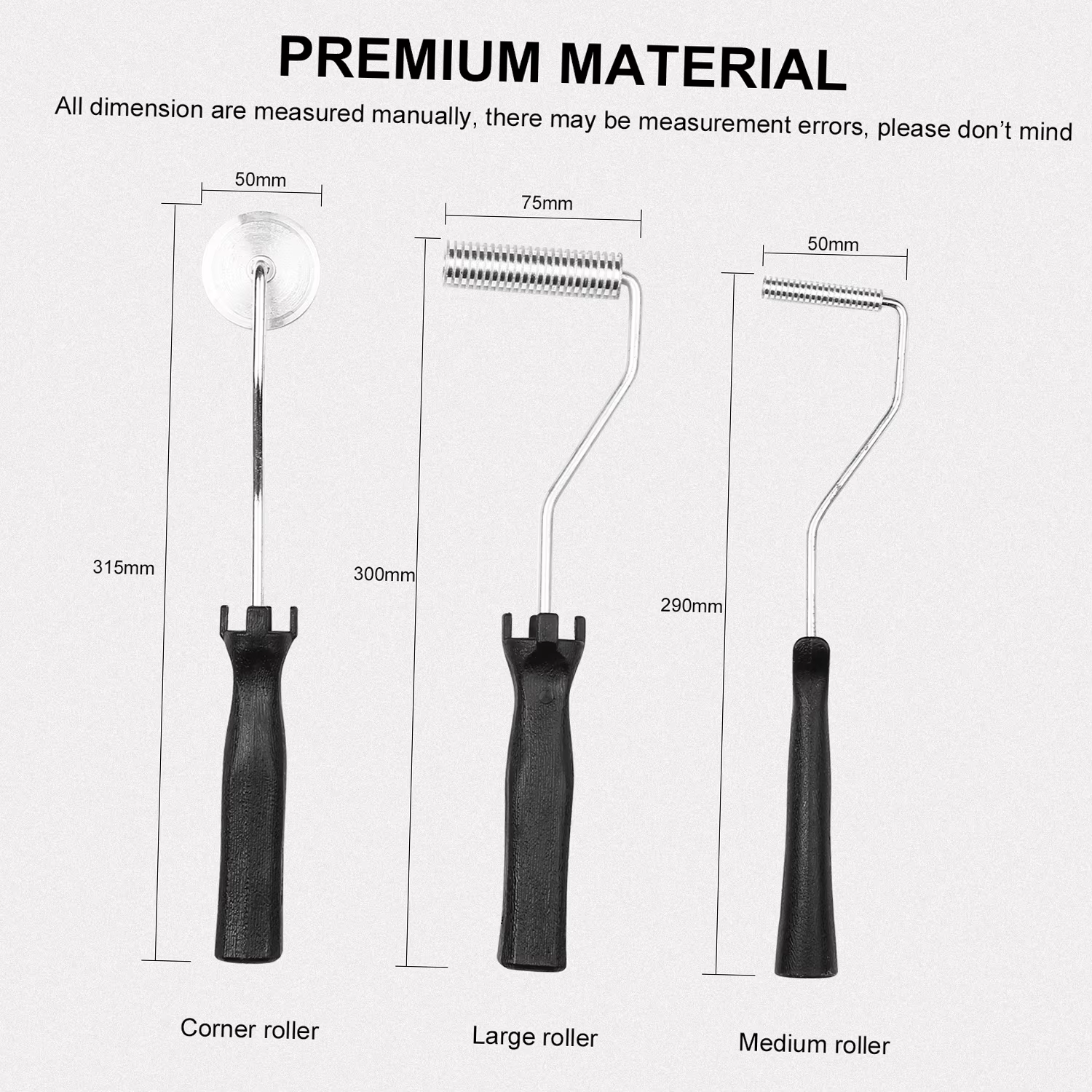 Kit d'outils de rouleau en fibre de verre