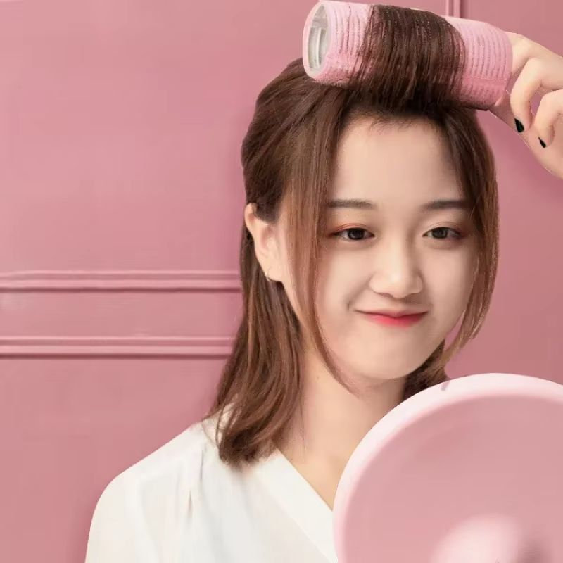 2.5/3/4/5cm bigoudis auto-adhésifs usage domestique bricolage magique coiffure rouleau bigoudi femmes filles cheveux beauté outils de coiffure