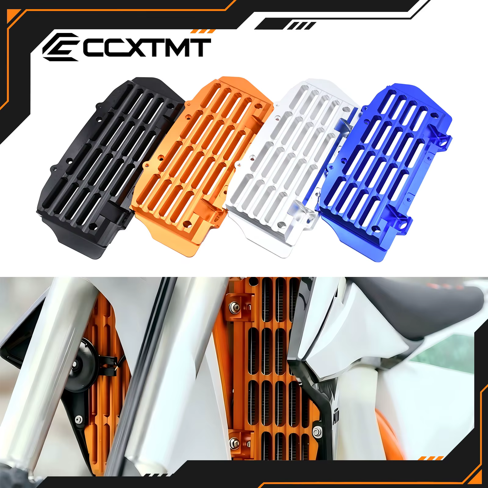 Protection de radiateur de moto pour KTM EXC EXCF XCW 125-500 2017-2025 pour GasGas EC EX MC F 2021-2025