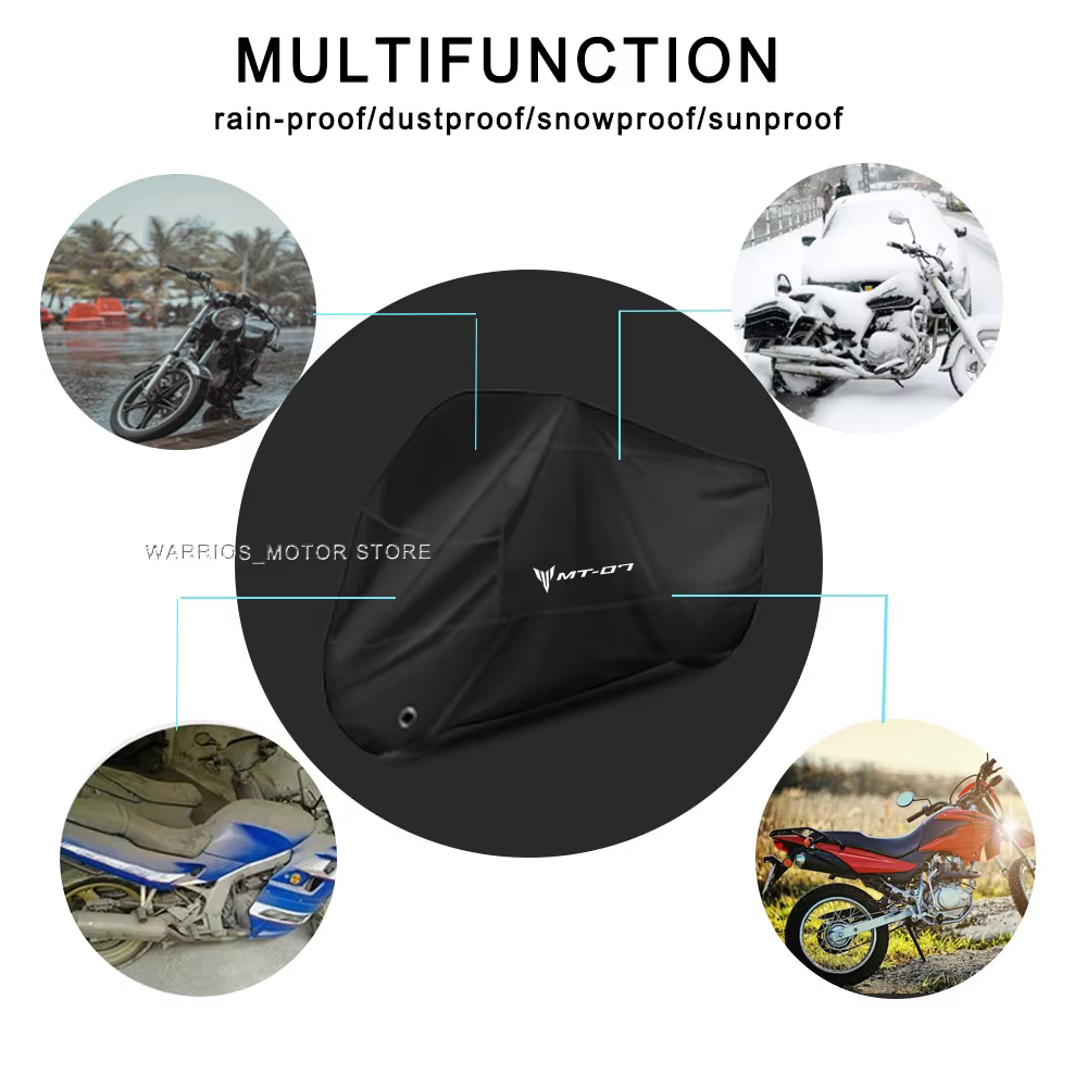 Housse de Protection UV pour moto YAMAHA MT-07 MT07 MT 07 2014-2022 2021 2020, anti-poussière, anti-neige, étanche