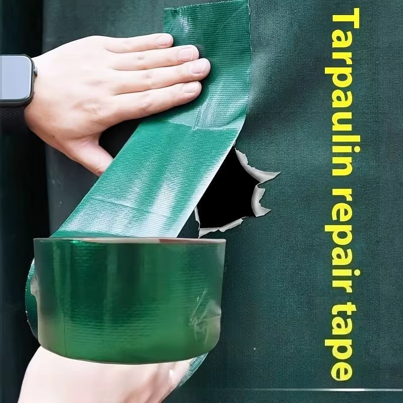 Bande de réparation instantanée pour bâche
