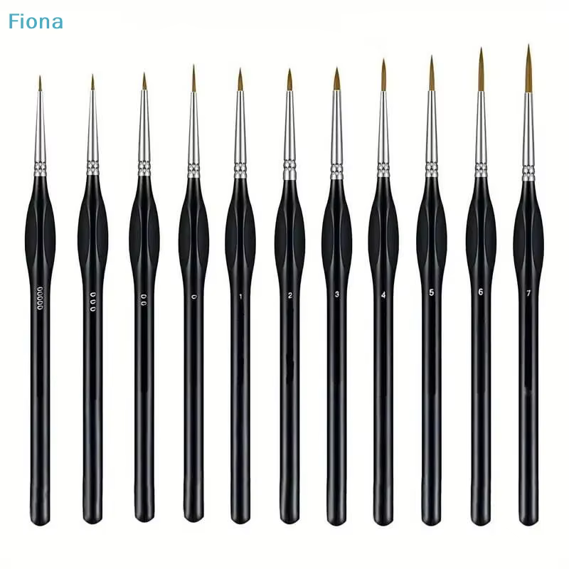 ☭ Pinceaux miniatures professionnels pour peinture