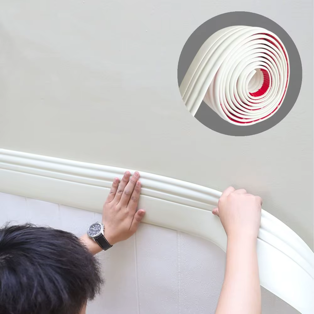 Moulure de plinthe DIY 1M/Rouleau