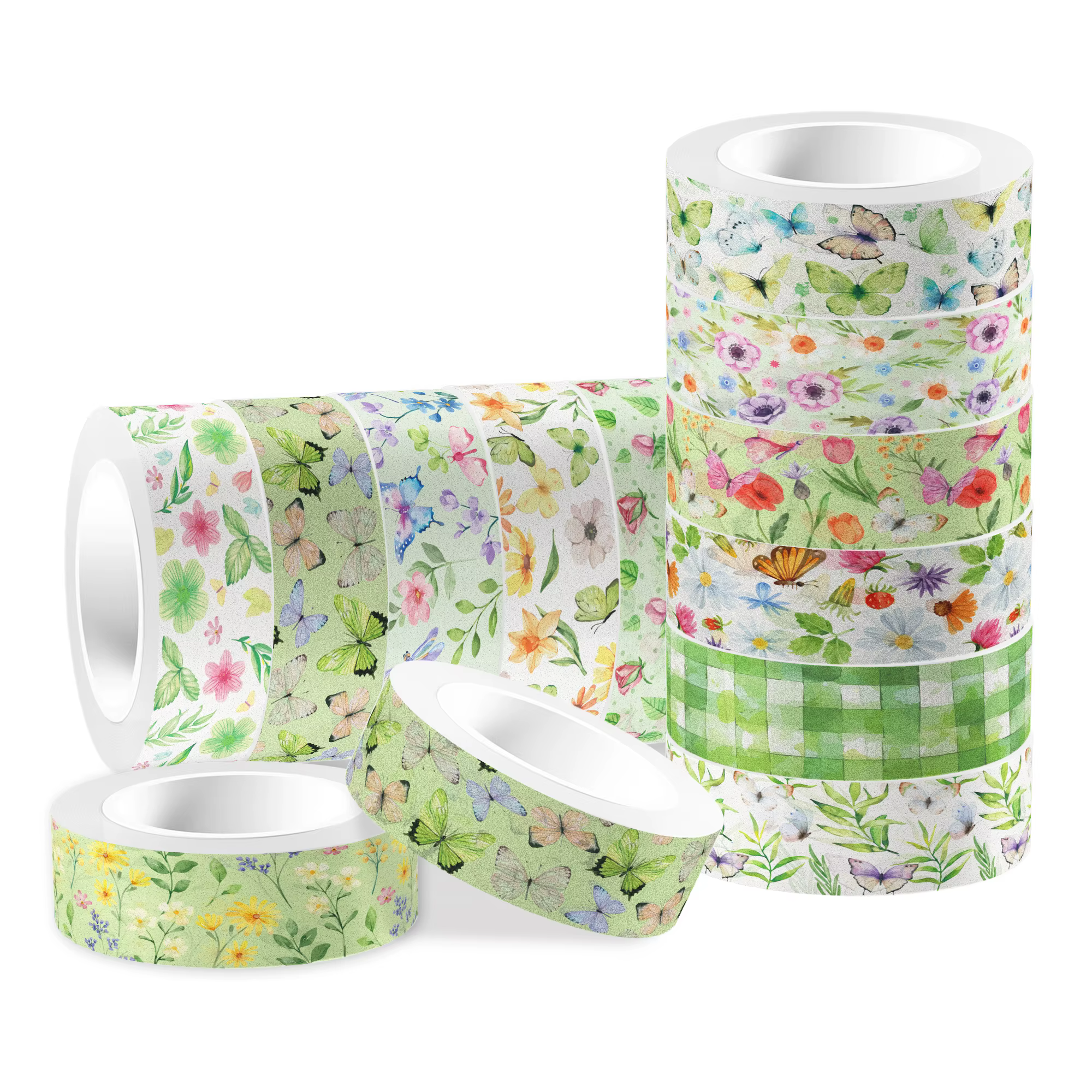 Ruban adhésif Washi à motif floral de printemps