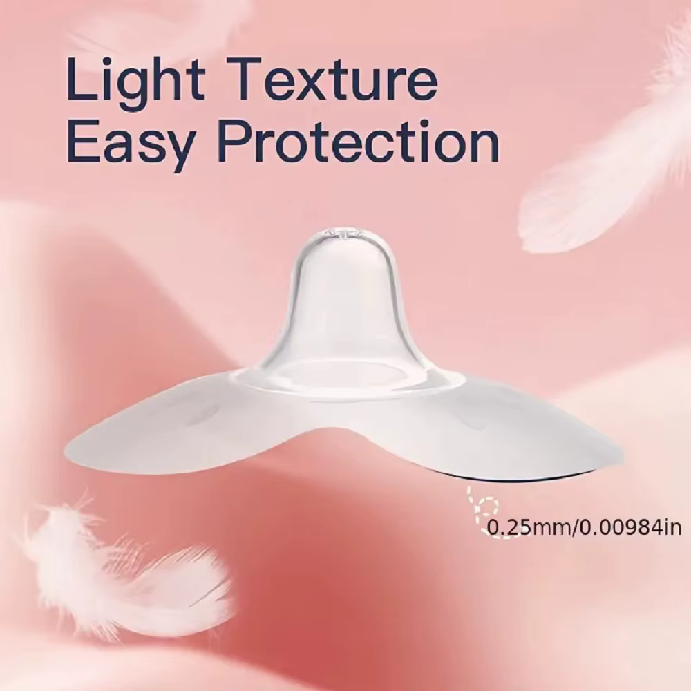 Protecteurs en silicone pour alimentation des mères, bouclier d'allaitement, housse de protection ShiPublish, alimentation au lait doux, 2 pièces