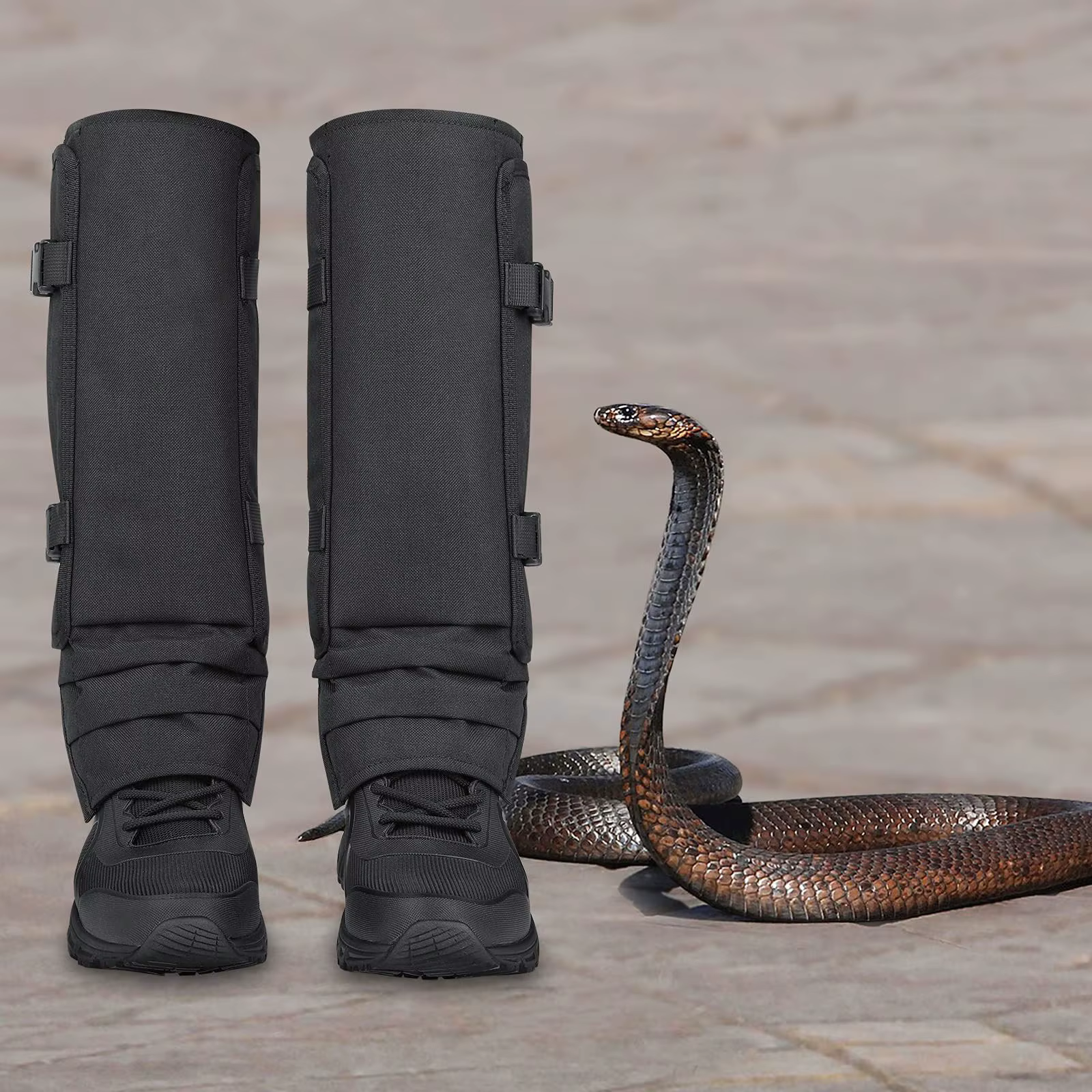 Guêtres anti-serpents imperméables, protection des jambes, résistantes aux piqûres et aux perforations, protection du bas du corps pour la randonnée, la chasse et le camping