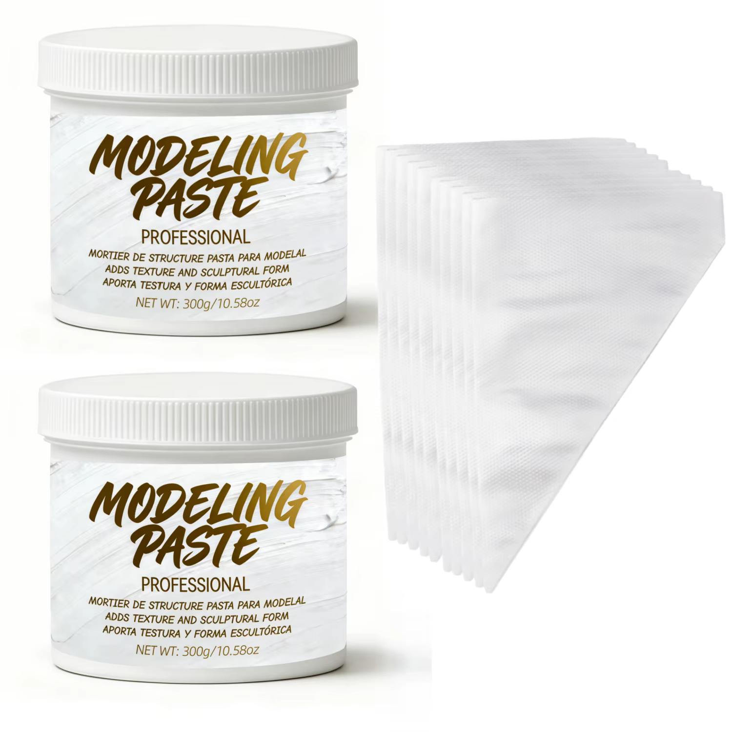 Pâte à modeler texturée 3D 300g