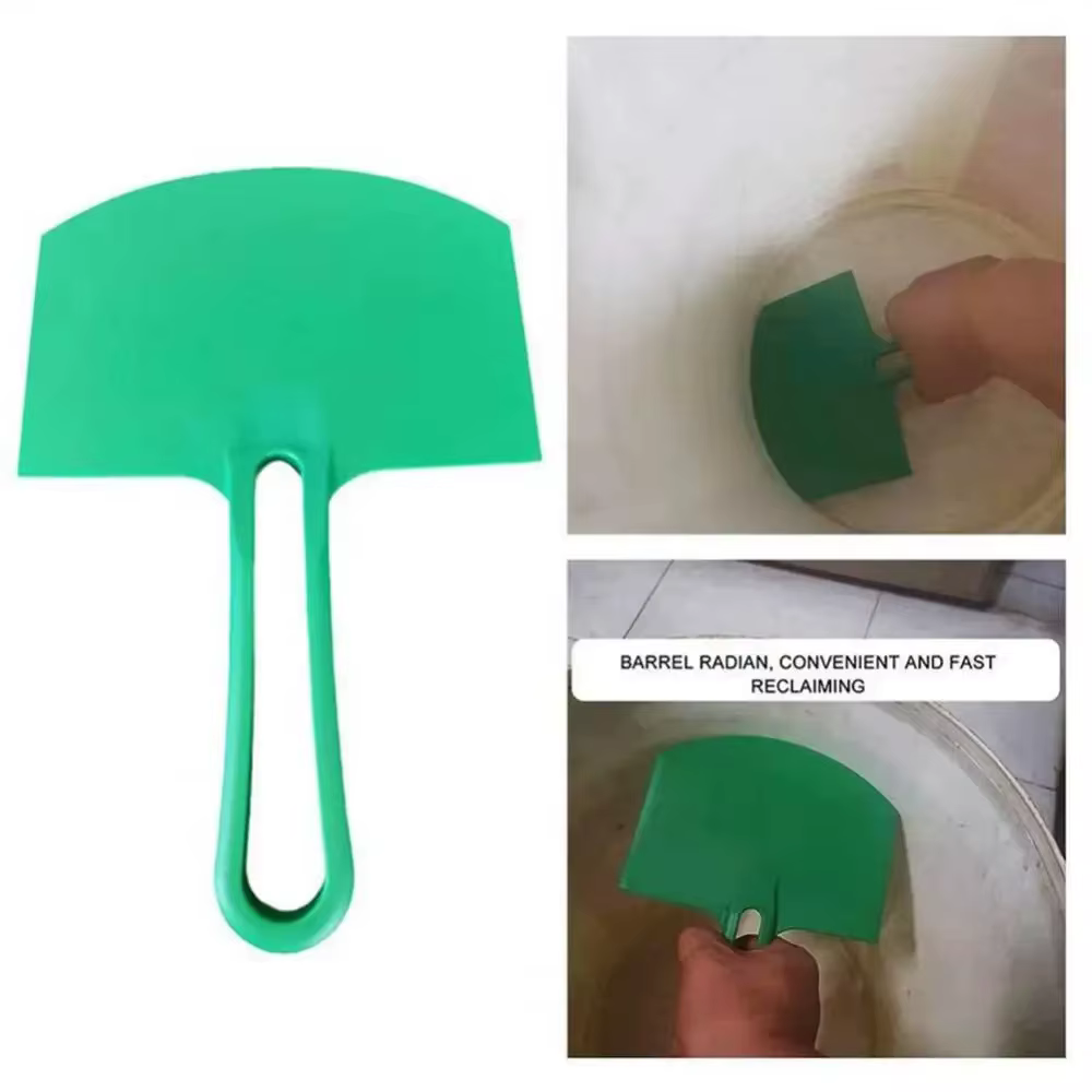 1/2 pièces seau incurvé pelle grattoir Spackle peinture mastic couteau cloisons sèches finition plâtre grattage décalcomanies Patch outils de Construction