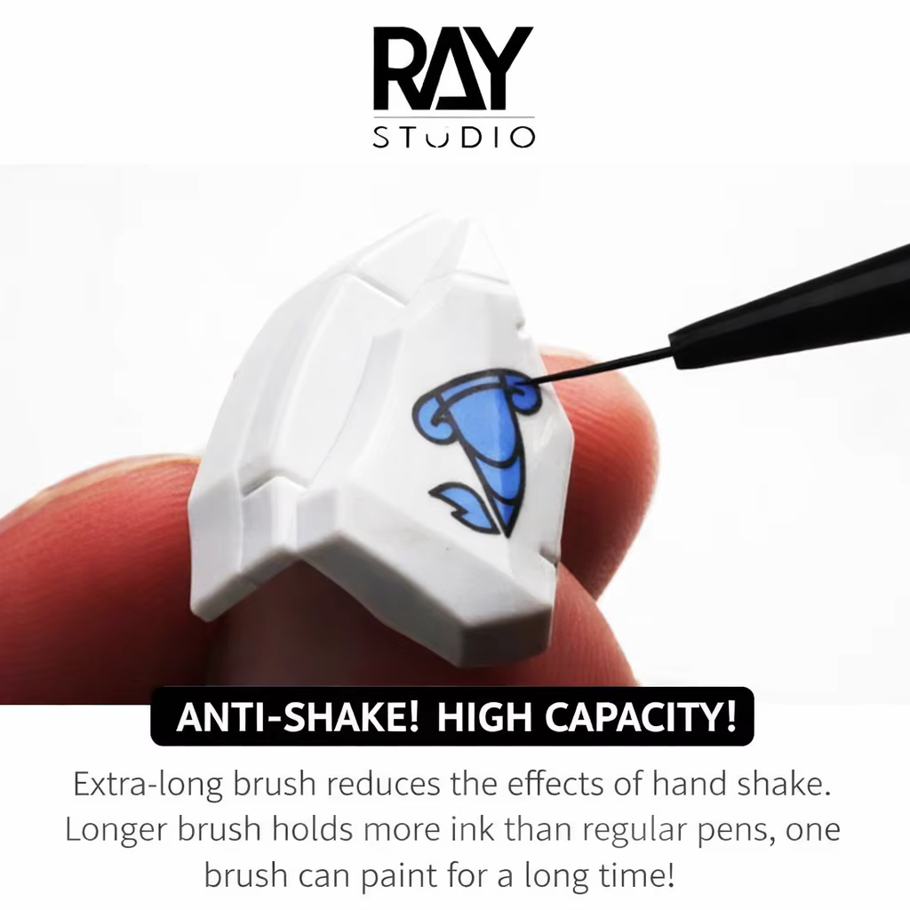 RAYSTUDIO # 0 # 1 # 2 pinceaux de modélisation Ultra-fins
