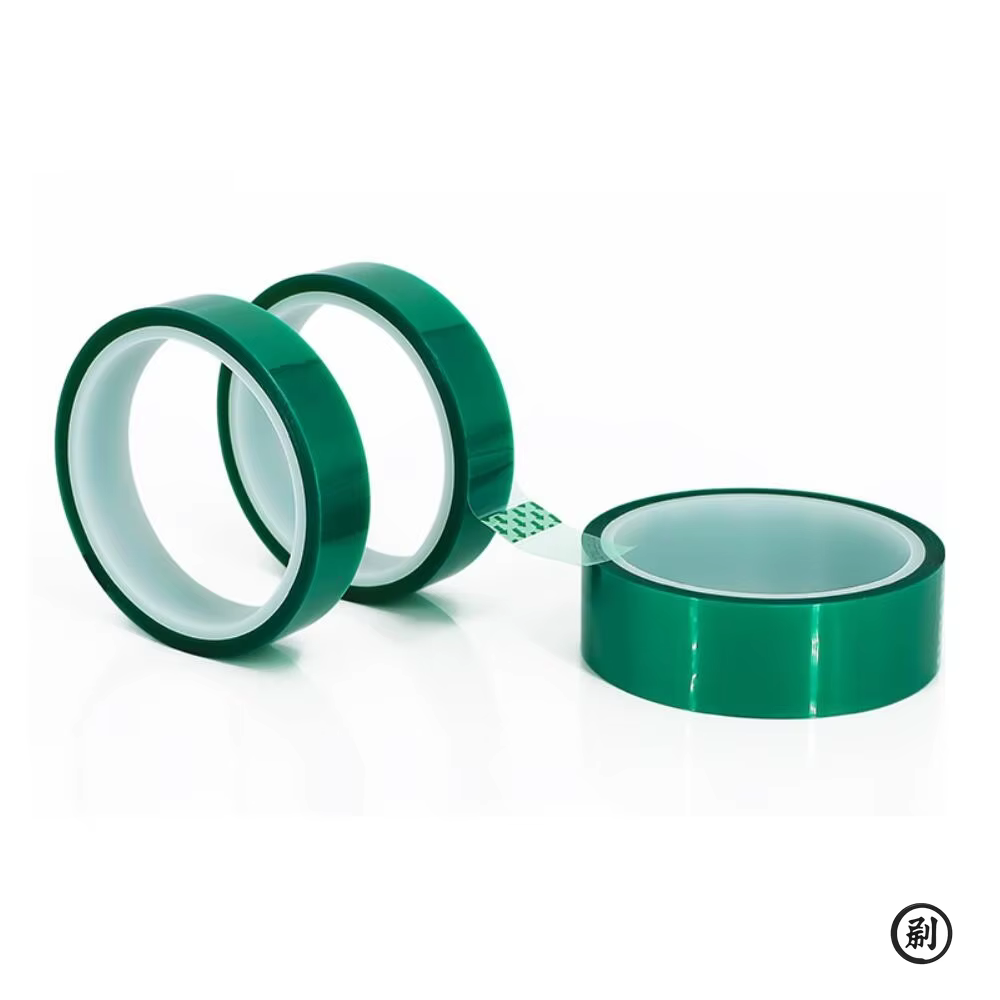 Ruban de masquage haute température en polyester vert