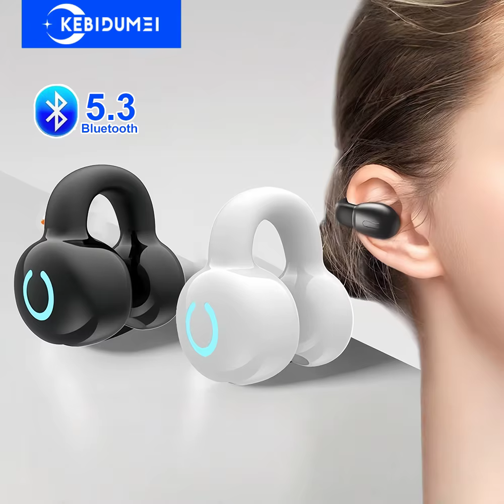 Bluetooth 5.3 écouteur oreille pince casque TWS casque sans fil HiFi stéréo réduction du bruit écouteurs pour Xiaomi iPhone Samsung