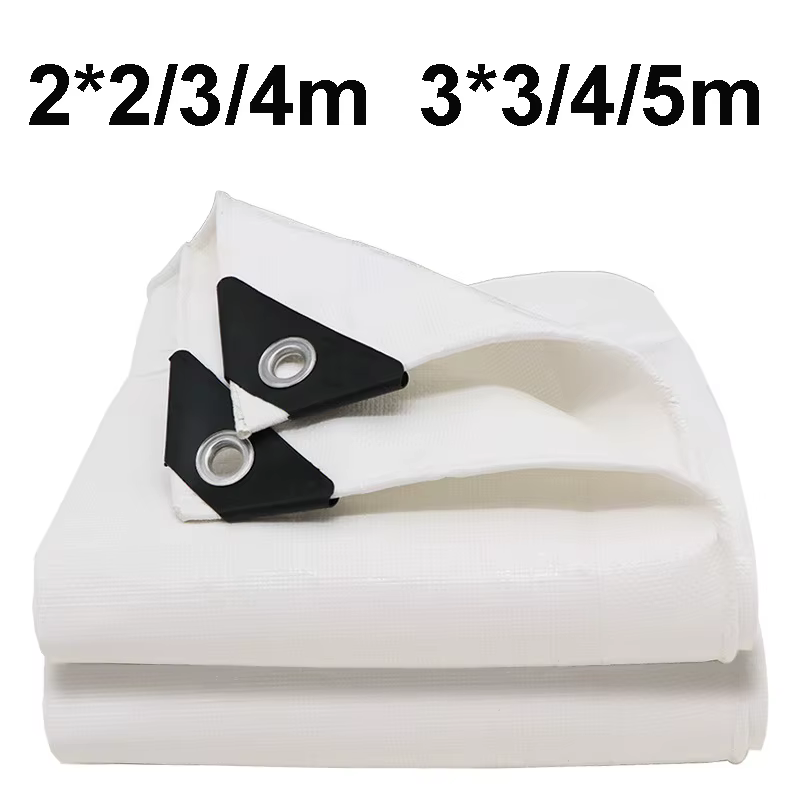 Bâche imperméable blanche rectangulaire anti-UV