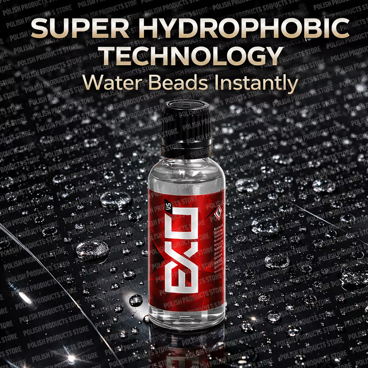 EXO Revêtement Hydrophobe Ultra Durable V5 Protégez Votre Peinture Ajoutez de la Brillance Éloignez les Contaminants Éliminez les Taches d'Eau