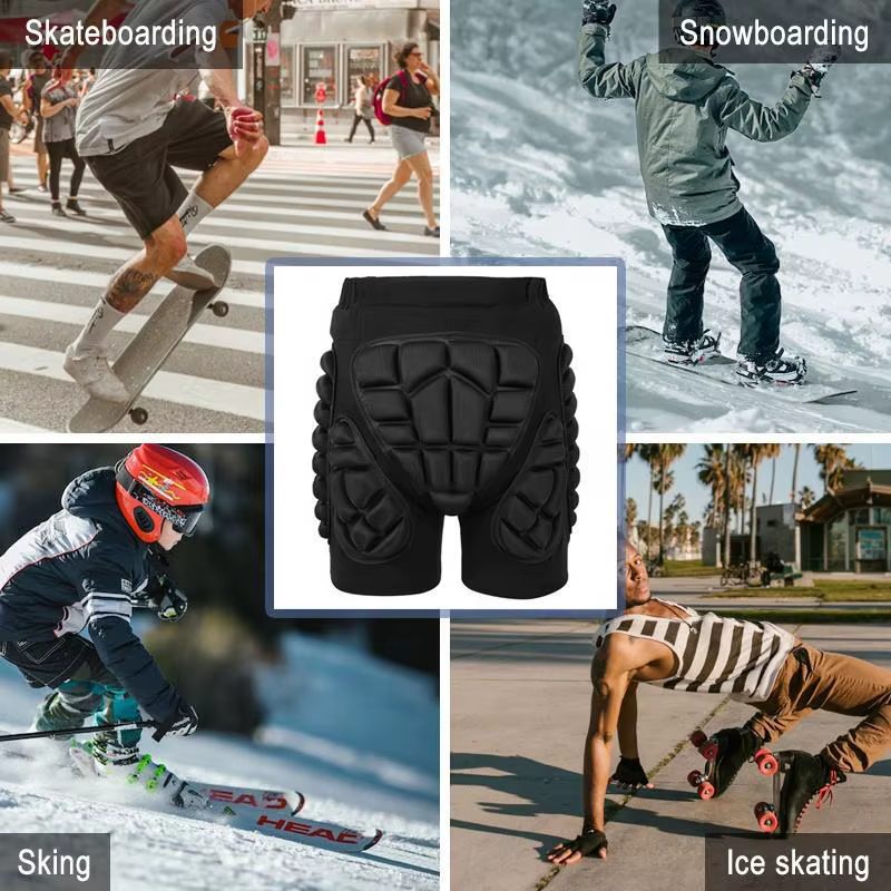 Nouveau pantalon de protection pour le ski et le cyclisme, pantalon de protection des hanches pour la moto, protection EVA, absorption des chocs, skateboard, hommes et femmes
