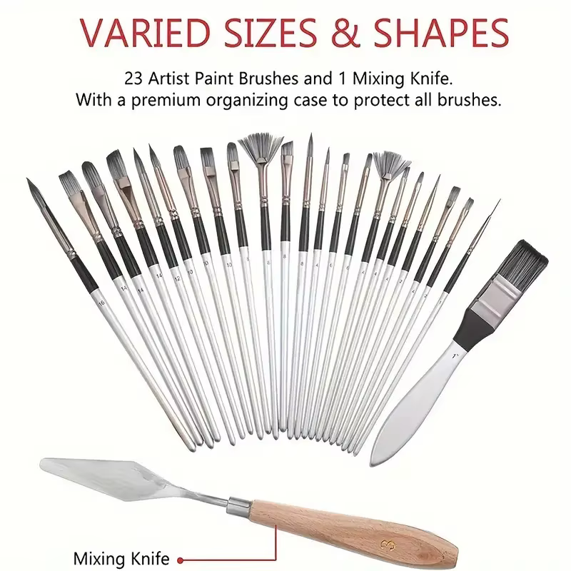 Ensemble de pinceaux professionnels pour artistes