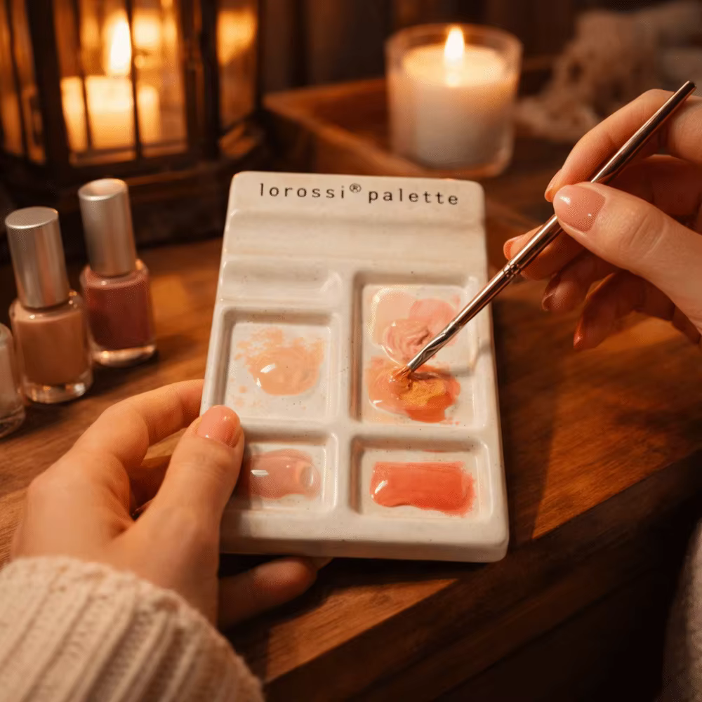 Palette de peinture en céramique portable