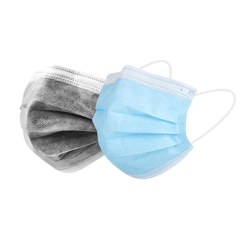 50pcs masques masque jetable masque anti-poussière Protection de sécurité respirateur masques de sécurité de santé masque de Protection au charbon actif