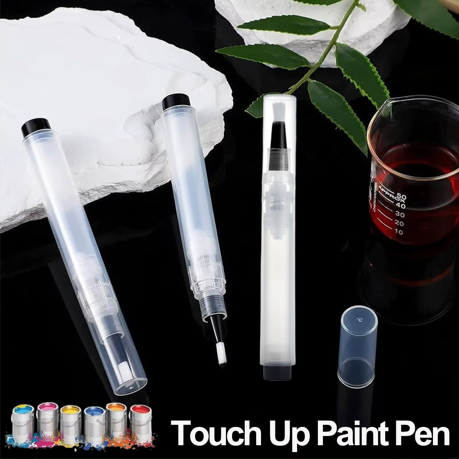 1/3/5 pièces pinceau de stylo de peinture rechargeable