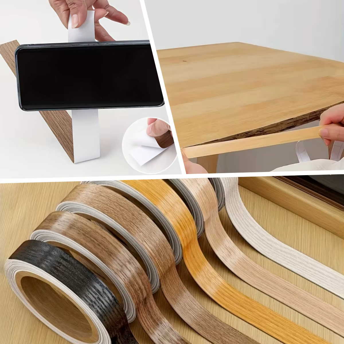 1 rouleau de ruban adhésif pour bordure de meubles