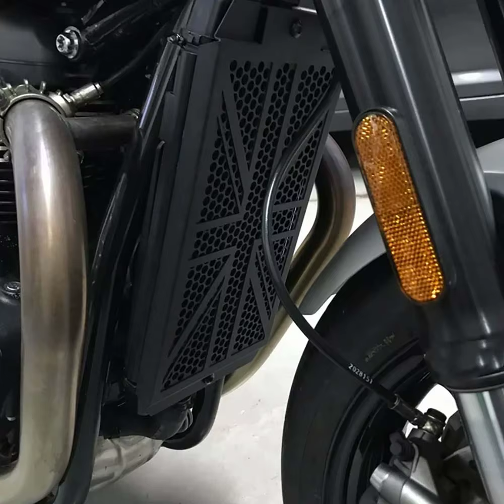 Couvercle de calandre de Protection de radiateur pour Triumph Bonneville T100 T120 Bobber Street Scrambler, accessoires de moto