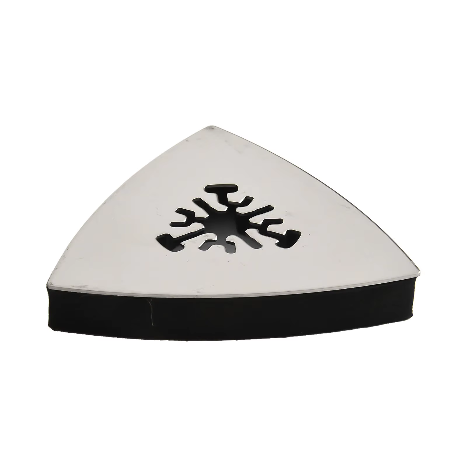 Ponçage de précision avec tampon de ponçage triangulaire en acier inoxydable de 80 mm, disque de polissage pour outils oscillants