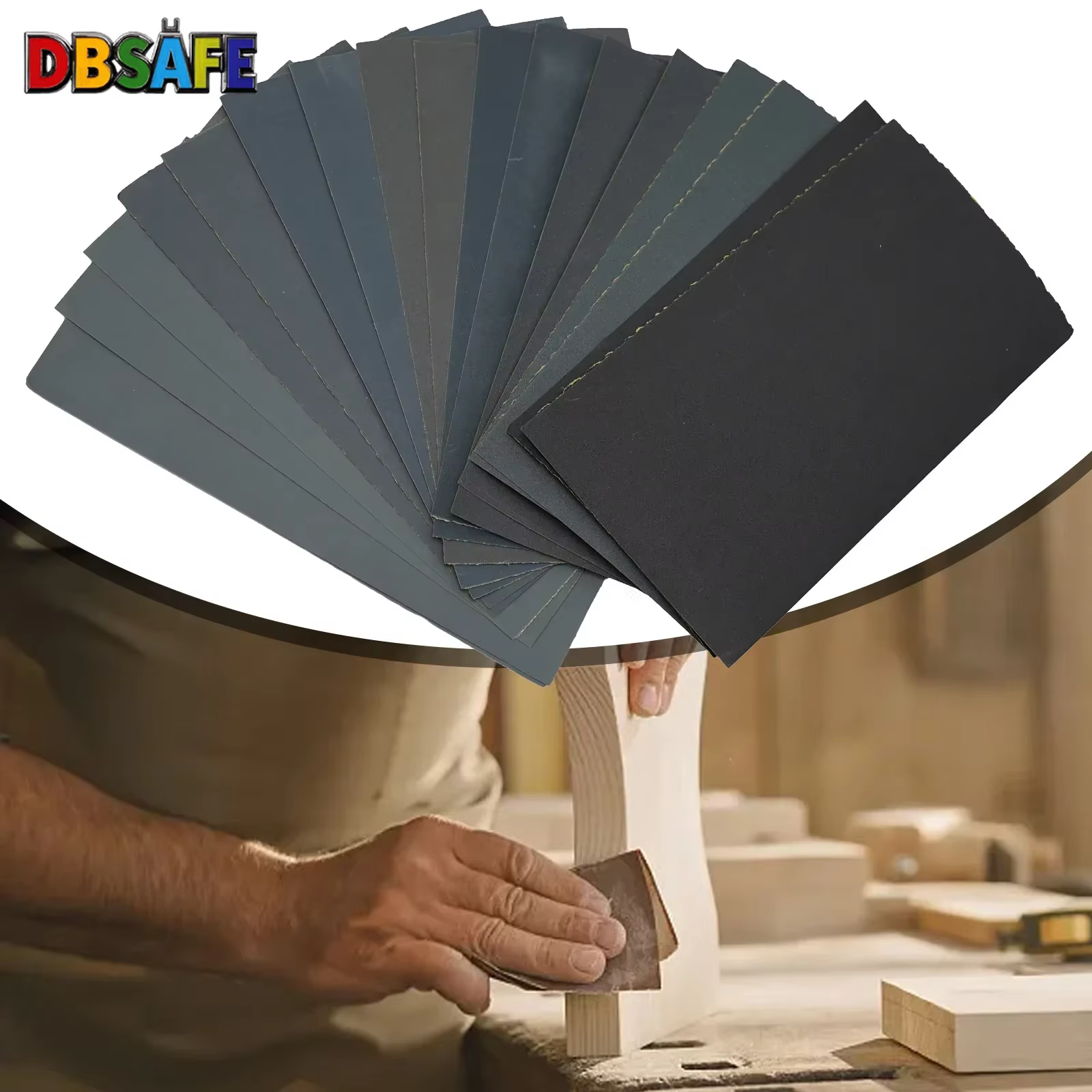 Papier de verre abrasif