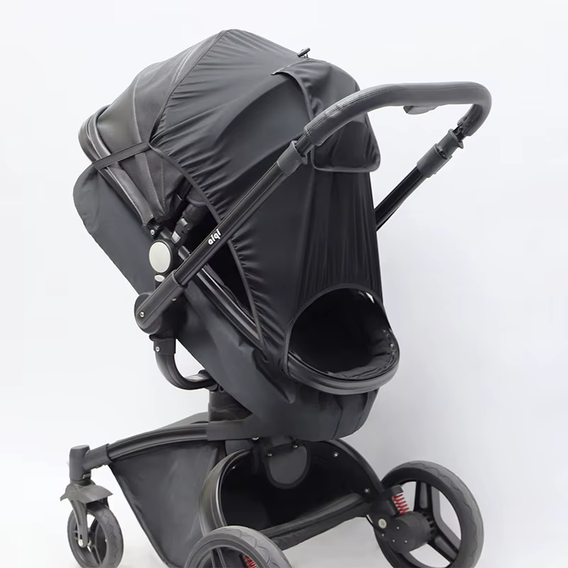 Pare-soleil universel pour poussette, protection UV, couverture solaire, visière pour la plupart des poussettes avec fenêtre de visualisation