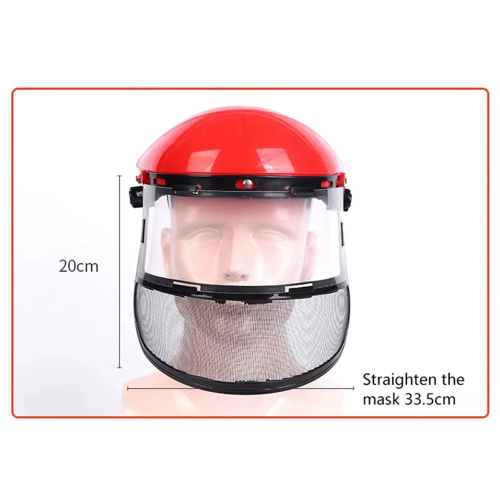 Masque de Protection en PVC monté sur la tête de sécurité