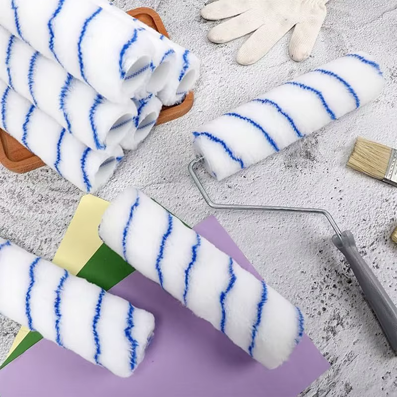 Rouleau de peinture en microfibre tissée