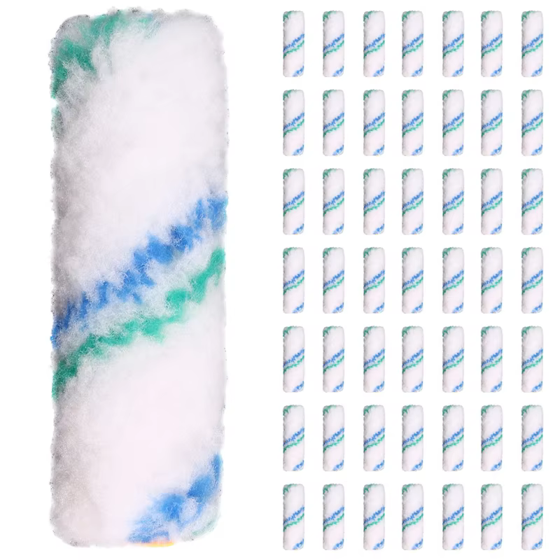 100PCS 4 pouces 100Mm professionnel mur peinture rouleau ensemble Mini