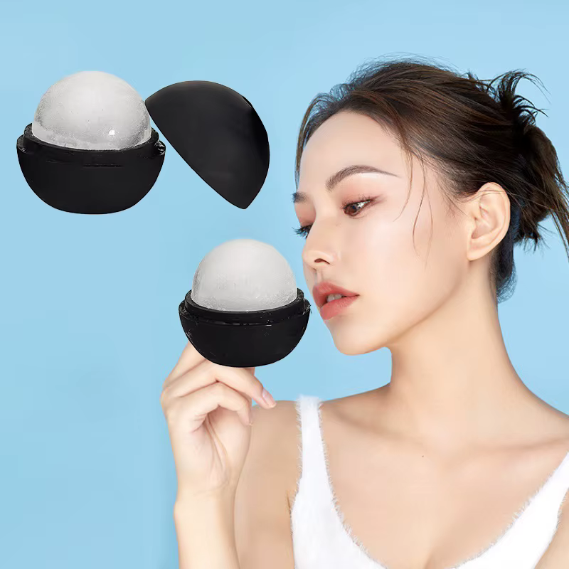 Rouleau de glace pour le visage et les yeux, beauté du visage, outils de soins de la peau, Cube de glace, moule à glace en Silicone, accessoires de beauté