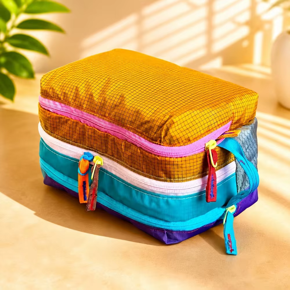 Étui de voyage pour pinceaux de maquillage, organiseur de cosmétiques avec compartiments pour pinceaux, couleur dopamine, pochette de rangement portable pour produits de beauté