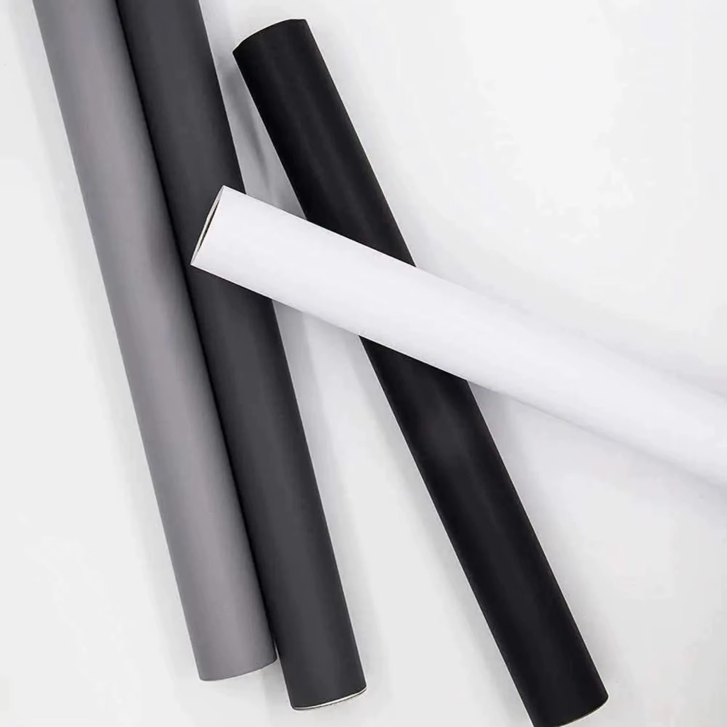 1 rouleau mat PVC imperméable à l'eau bricolage auto-adhésif vinyle papier peint armoires de cuisine bureau Contact