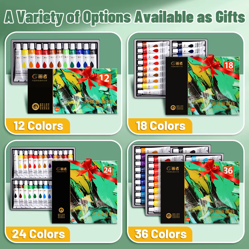 Kit de peinture acrylique vibrant