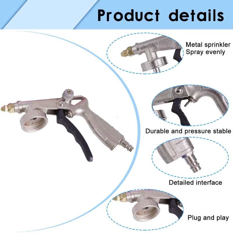 Pistolet de pulvérisation réglable pour peinture aérographe