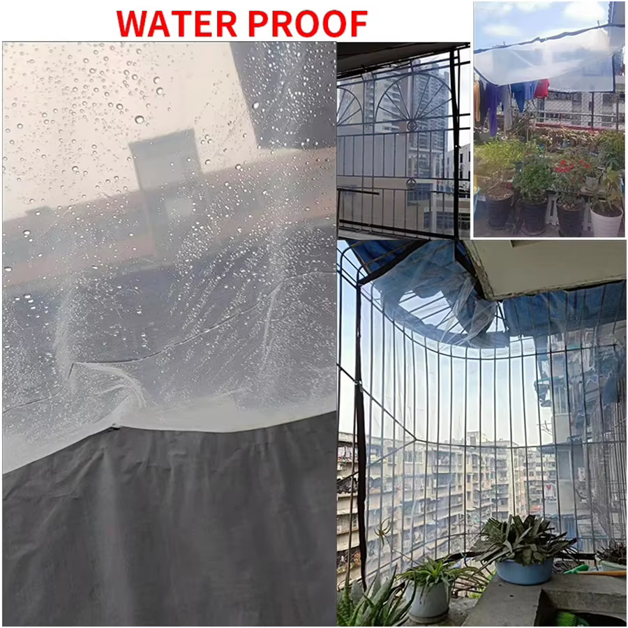 Bâche transparente épaisse