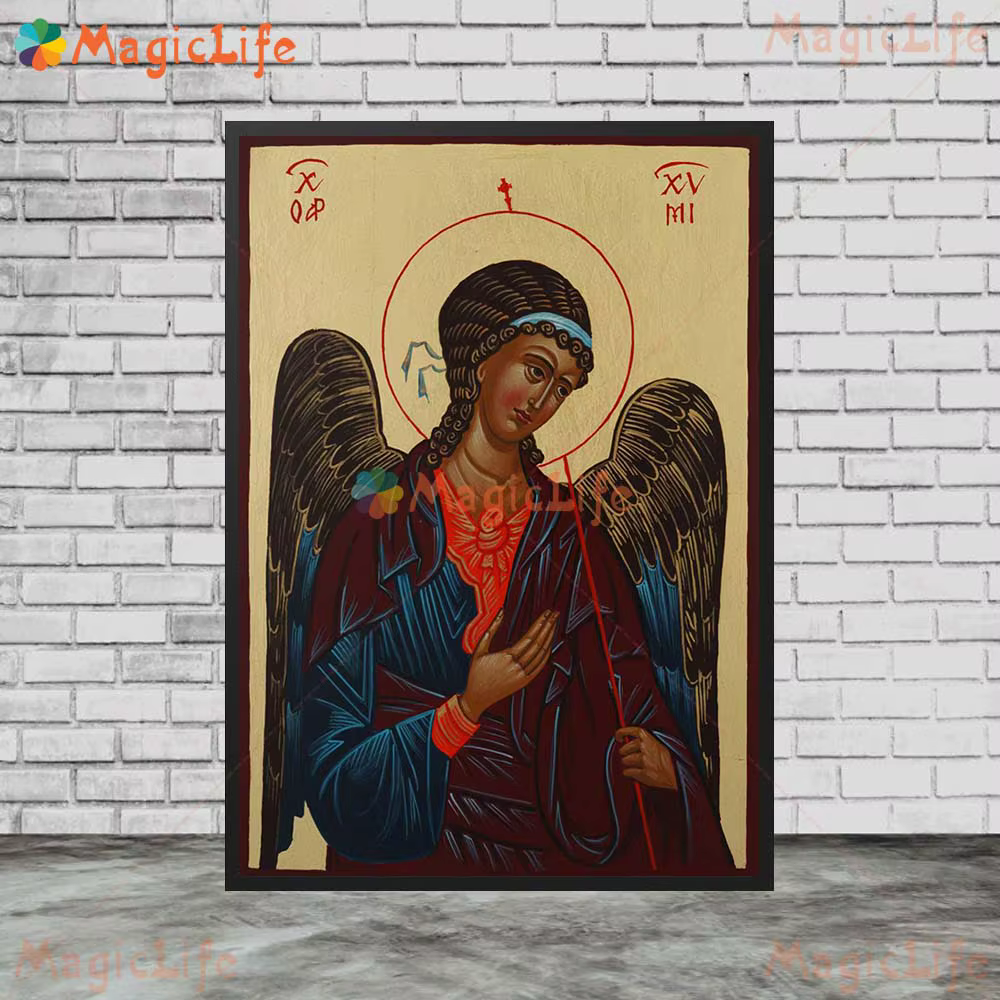 Saint Michael orthodoxe archange Gabriel Religion images murales pour salon affiche nordique mur Art toile peinture sans cadre