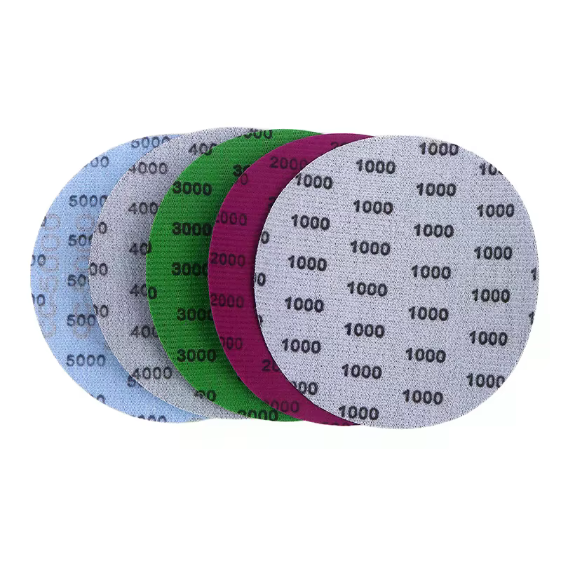 Pack de 15/25 disques de papier de verre de 5 pouces avec grains 1000 à 5000 pour le ponçage humide ou sec