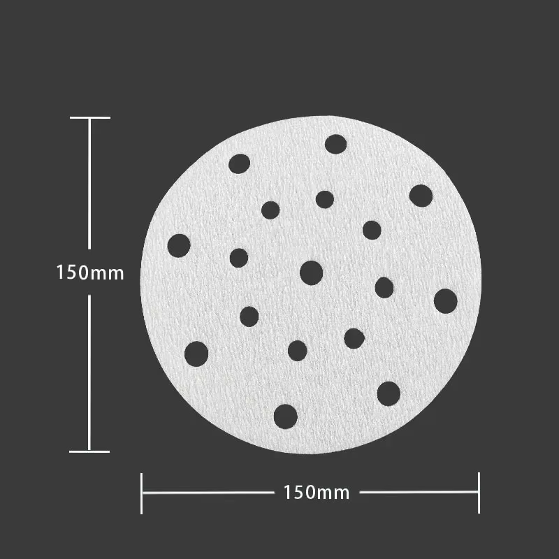Disque de Ponçage à Sec de 6 Pouces