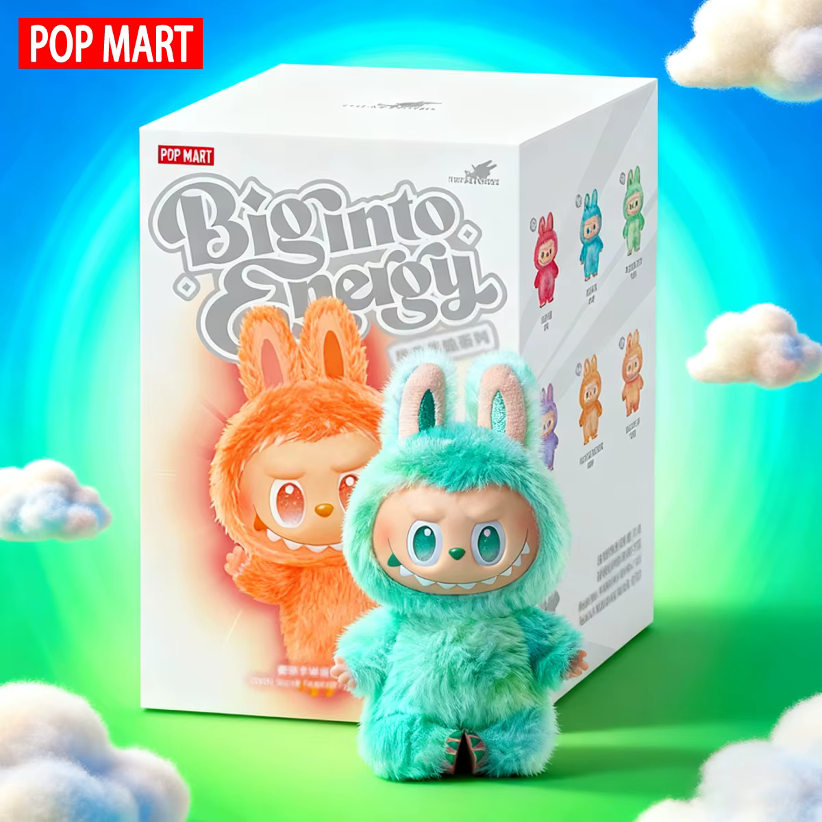 Poupée Labubu - 100% authentique, couleur macaron, c'est le cadeau idéal pour les enfants, la famille et les amis.