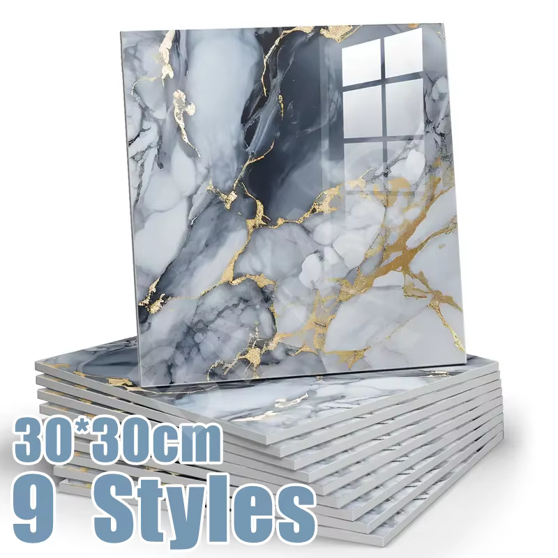 10-50 pièces de carreaux de céramique 3D imitation marbre