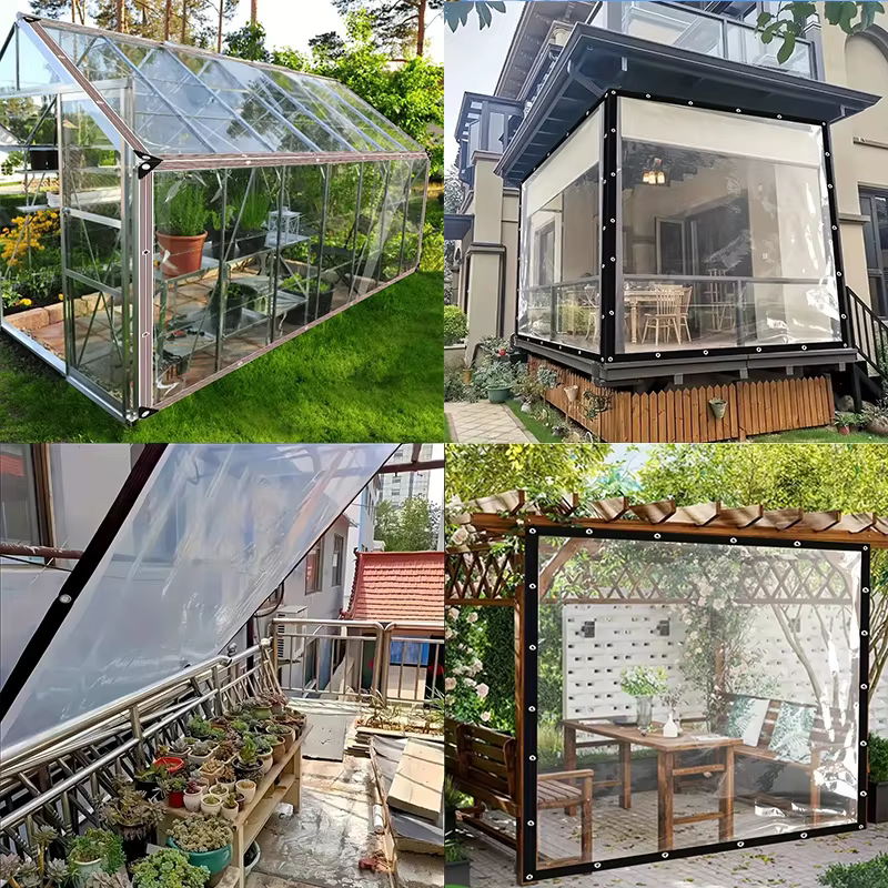 Bâche transparente en PE épaisse