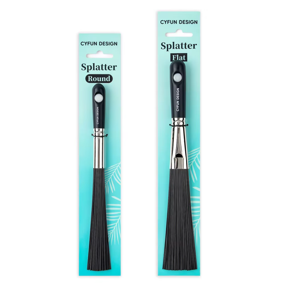 Brosse à éclaboussures plate/ronde