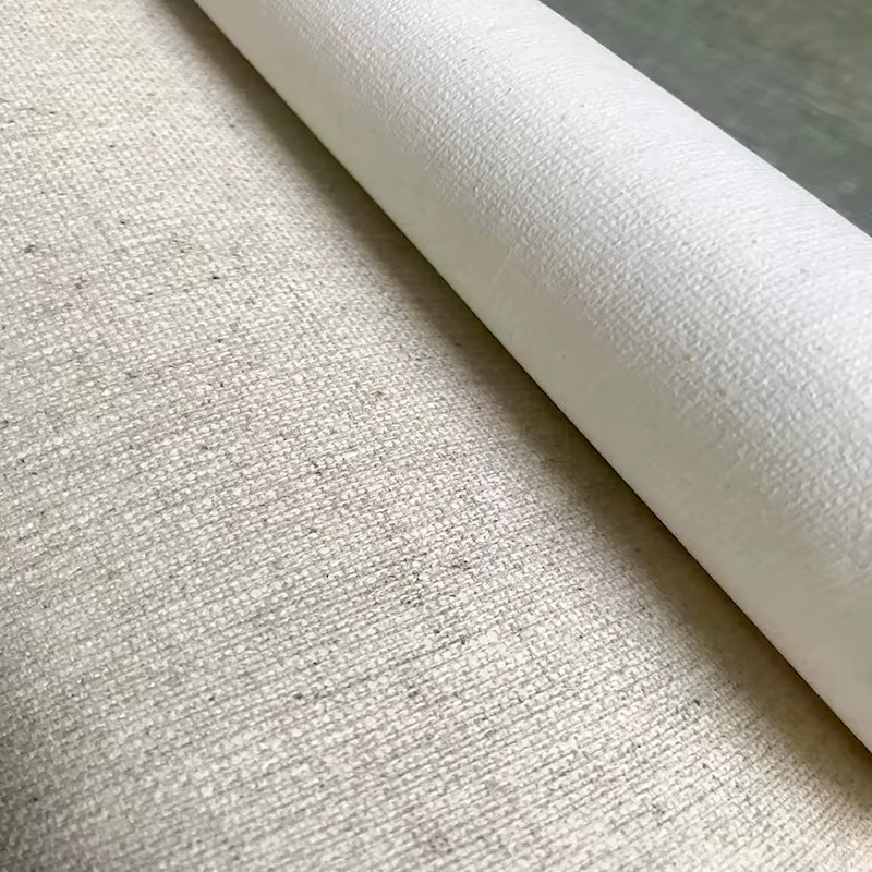 Rouleau de toile à l'huile en mélange de lin