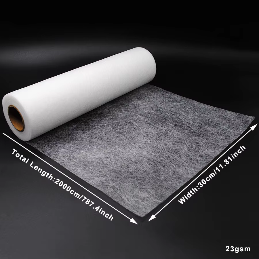 Rouleau de 30cm x 20m blanc Double face Non tissé