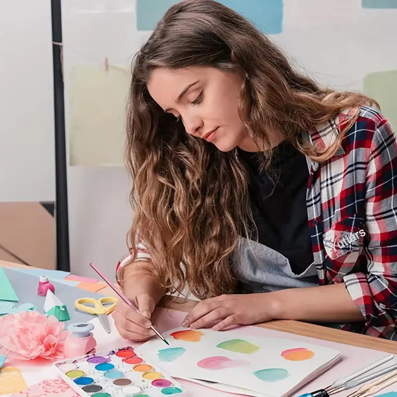 Ensemble de pinceaux miniatures de précision – Idéal pour les œuvres d'art détaillées